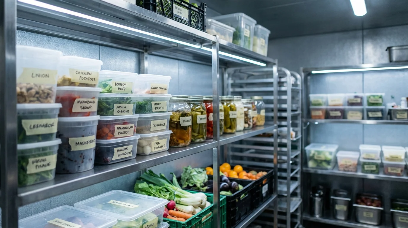 Ilustración para Inventario: Alerta alimentaria en tu cadena: ¿puedes rastrear un lote en 10 minutos? — plataforma Controliza HORECA