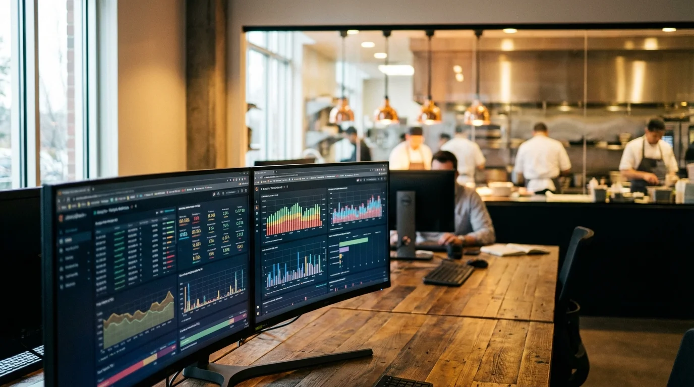 Illustration for Group Management: AI Application in Hospitality to Improve Profitability — Controliza HORECA platform