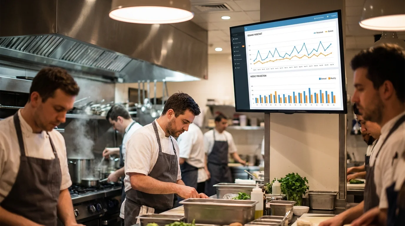 Illustration for Forecast: New menu, new forecast: how to launch dishes without breaking your prediction — Controliza HORECA platform