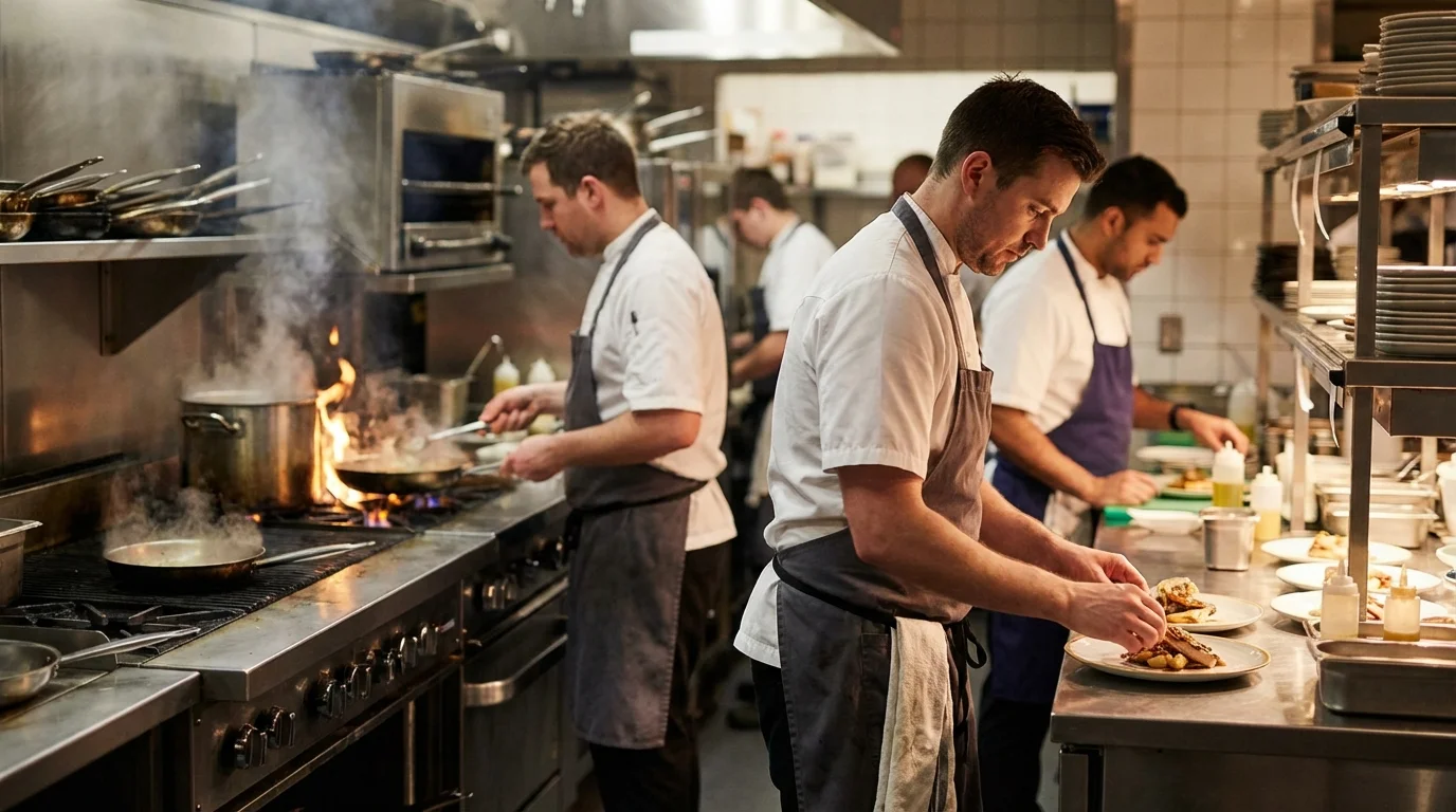 Ilustración para Restauración: Fast Casual y food cost: el escandallo dinámico que necesitas — plataforma Controliza HORECA