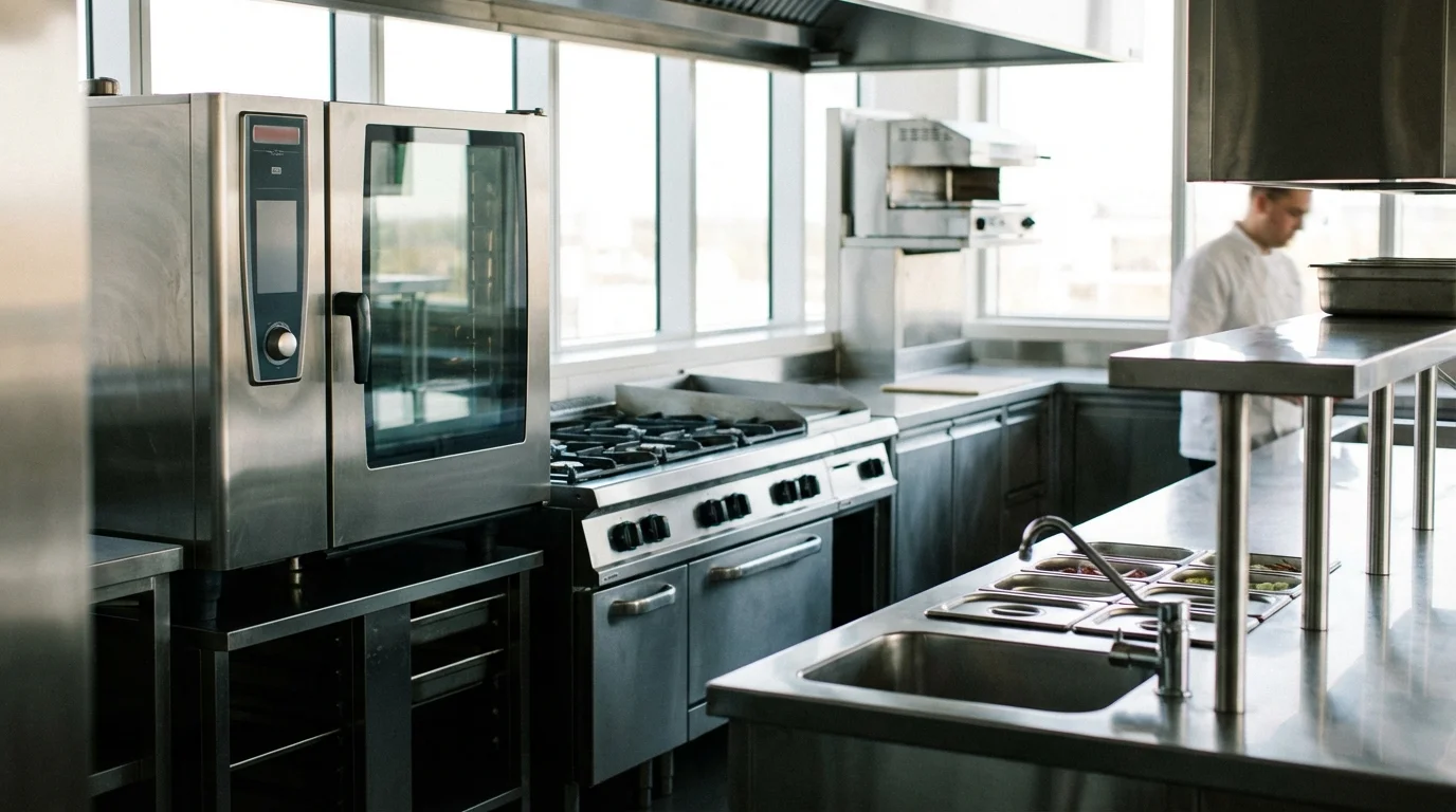 Ilustración para CAPEX: ¿Dónde está ese horno? Gestión de activos para grupos HORECA — plataforma Controliza HORECA