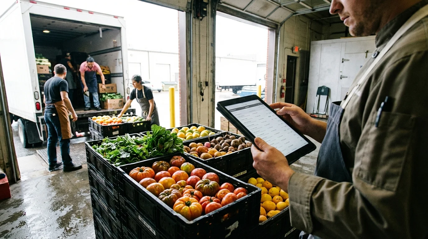 Illustration for Purchasing: Purchasing and warehousing in hotels — Controliza HORECA platform