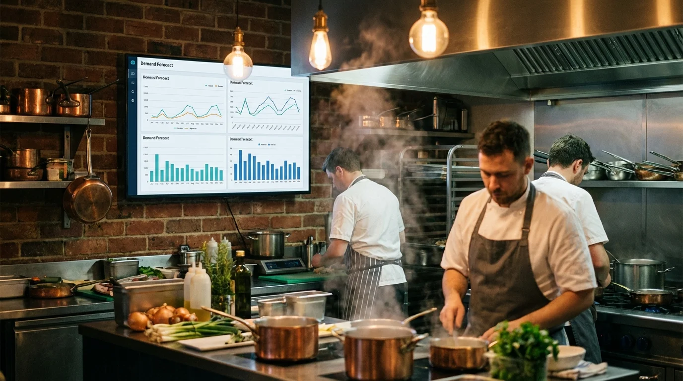 Illustration for Forecast: Sales Forecasting: How We Anticipate Sales and Improve Decision-Making — Controliza HORECA platform