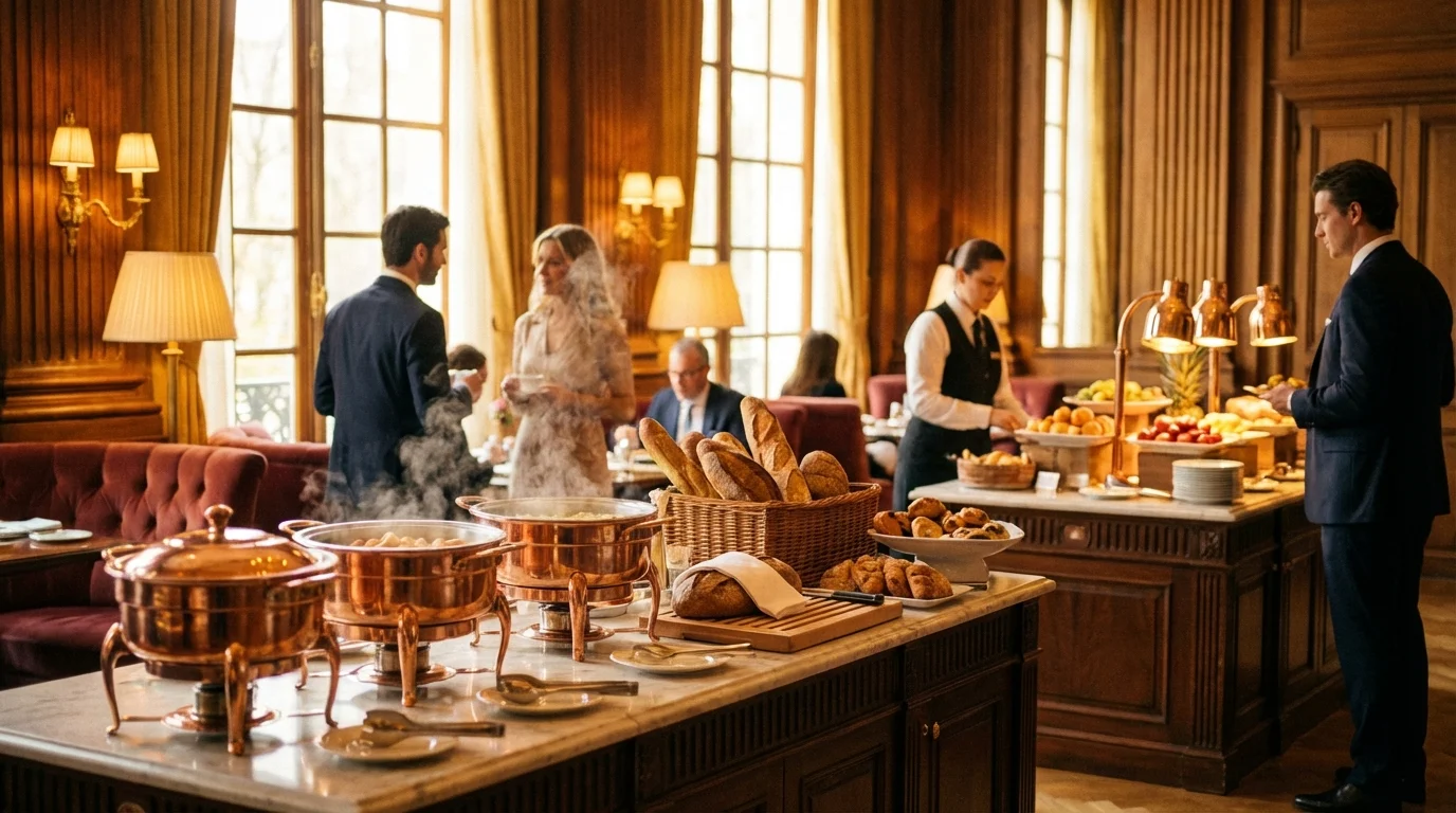 Illustration for Buffet: Buffet consumption rate: real-time data for production — Controliza HORECA platform